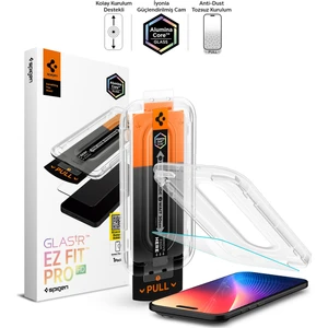 iPhone Air ile Uyumlu Cam Ekran Koruyucu AluminaCore™ iyonlaştırılmış Güçlendirilmiş Cam Teknolojisi Anti-Dust Uygulama Kolay Kurulum GLAS.tR EZ Fit Pro HD - AGL09870
