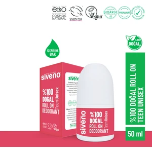 %100 Doğal Roll On Teen Unısex Deodorant Koku Önleyici Bitkisel Lekesiz Vegan 50 ml