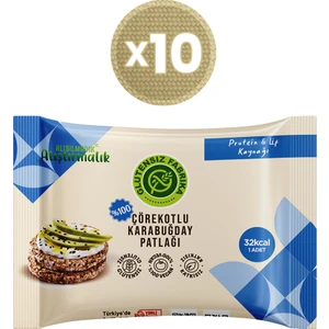 Karabuğday Patlağı Çörekotlu 24 G x 10 Paket (Glütensiz & Vegan)