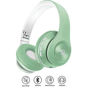 Tech&bello accessories Kablosuz Kulaküstü  Bluetooth Kulaklık Stereo-Mikrofon-Aux Sd Kart HK-036