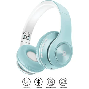 Tech&bello accessories Kablosuz Kulaküstü  Bluetooth Kulaklık Stereo-Mikrofon-Aux Sd Kart HK-036