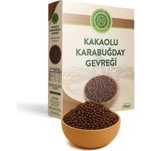 Glutensiz Fabrika Kakaolu Karabuğday Gevreği 250 g – Türkiye Menşeli, Vegan, Katkısız, Şekersiz, Yüksek Lifli Sağlıklı Atıştırmalık