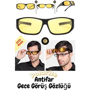 2025 Antifar Anti Far Polarize Gece Sürüş Gözlüğü Gece Gündüz Güneş Görüş Gözlük