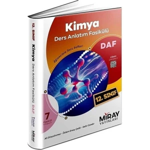 Miray Yayınları 12. Sınıf Kimya Ders Anlatım Fasikülleri