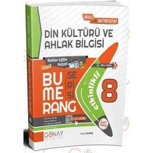 Günay Yayınları Gün&Ay Yayınları Bumerang 8. Sınıf Din Kültürü ve Ahlak Bilgisi