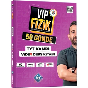 Kr Akademi Yayınları Vip Fizik 50 Günde TYT Kampı Video Ders Kitabı