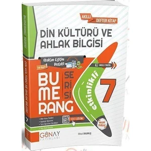 Günay Yayınları Gün&Ay Yayınları 7. Sınıf Bumerang Etkinlikli Din Kültürü ve Ahlak Bilgisi