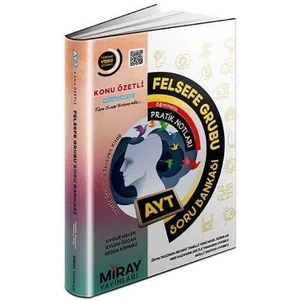 Miray Yayınları AYT Felsefe Grubu Konu Özetli Soru Bankası