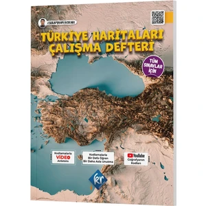 Kr Akademi Yayınları Coğrafyanın Kodları Türkiye Haritaları Çalışma Defteri (Tüm Sınavlar Için)Akademi