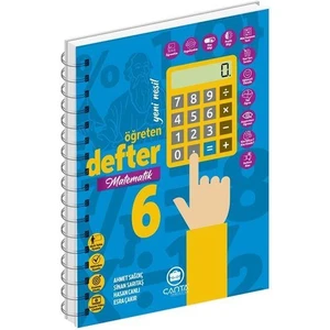 Çanta Yayınları 6. Sınıf Defter Öğreten Matematik Branş Defterler