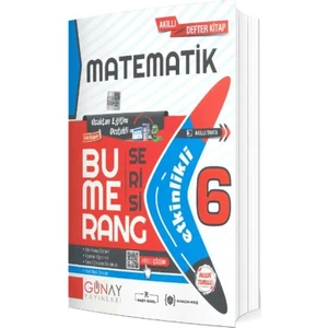 Günay Yayınları 6.Sınıf  Bumerang Matematik Etkinlikli Kitap