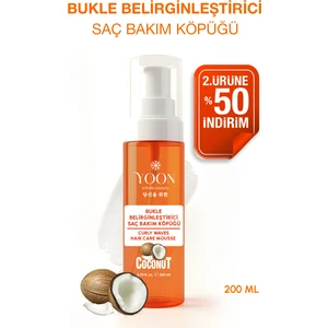 Bukle Belirginleştirici Saç Köpüğü, 200 ml Hindistan Cevizi Özlü