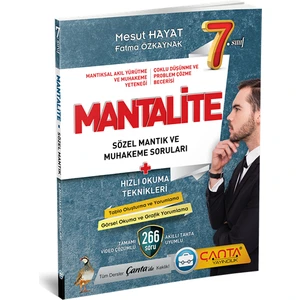 Çanta Yayınları 7.Sınıf Mantalite Sözel Mantık Muhakeme Soruları