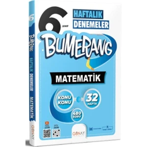 Günay Yayınları Bumerang 6. Sınıf Haftalık Denemeler Matematik (2022-2023)
