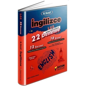 Aydın Yayınları LGS 8. Sınıf İngilizce 22 Deneme