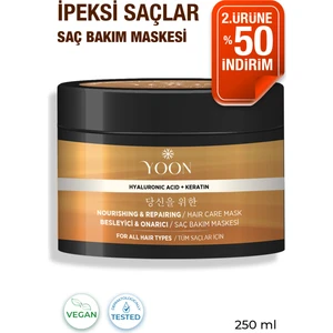 Saç Bakım Maskesi, 360° Yoğun Onarıcı Keratin ve Hyaluronic Asit İçeren Besleyici Saç Maskesi