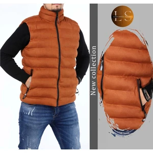 Lasgaris Jeans Erkek Büyük Beden Şişme Yelek