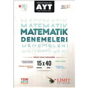 Limit Yayınları 15X40 Matematik Denemeleri
