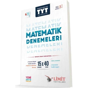 Limit Yayınları TYT 15'li Matematik Denemeleri