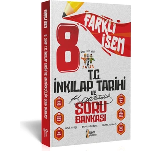 İSEM Yayıncılık 8. Sınıf İnkılap Tarihi ve Atatürkçülük Farklı Soru Bankası
