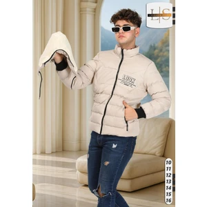 Lasgaris Jeans Lasgaris Jeans Erkek Çocuk Petekli Kapüşonlu Şişme Mont (Peluş Astarlı)