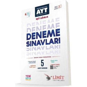 Limit Yayınları AYT Eşit Ağırlık 5'li Deneme Seti
