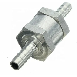 Çekvalf 6mm Mazot Benzin Akaryakıt Alüminyum Çek Valf 6mm Check Valve 6mm
