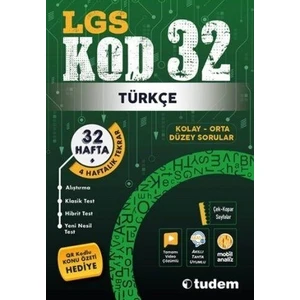 Tudem Yayınları LGS 8. Sınıf Türkçe Kod 32