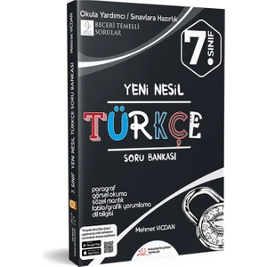 Paragrafın Şifresi Yayınları 7.Sınıf Türkçe Soru Bankası