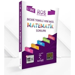 Karekök Yayıncılık 7. Sınıf Beceri Temelli Yeni Nesil Matematik Ros