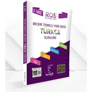 Karekök Yayıncılık 7. Sınıf Türkçe Yeni Nesil Beceri Temelli Sorular (Ros)