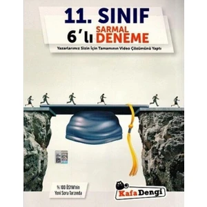 Kafa Dengi Yayınları 11. Sınıf TYT-AYT Hazırlık Sarmal Deneme Kitabı 17-18 Yaş Lise Öğrencileri