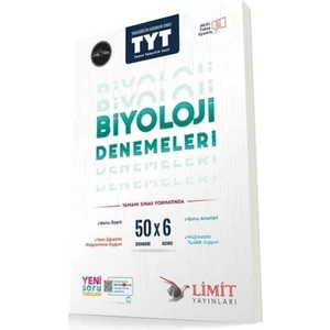 Limit Yayınları TYT Biyoloji 50X6 Denemeleri