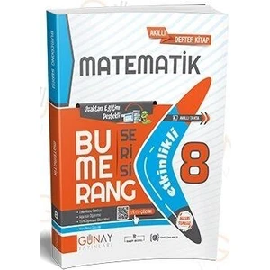 Günay Yayınları 8. Sınıf Bumerang Matematik Etkinlikli Kitap