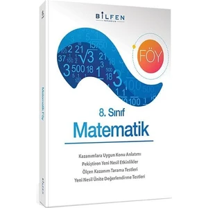 Bilfen Yayınları 8. Sınıf Matematik Föy