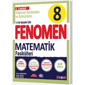 Gama Yayınları Fenomen 8. Sınıf LGS Matematik 5. Fasikül Konu Özetli Soru Bankası