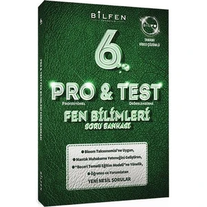 Bilfen Yayınları 6. Sınıf Pro&Test Fen Bilimleri Soru Bankası