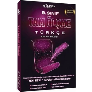 Bilfen Yayınları 8. Sınıf Türkçe Tam Ölçme Yeni