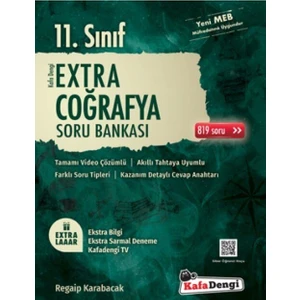 Kafa Dengi Yayınları 11.Sınıf Extra Coğrafya Soru Bankası