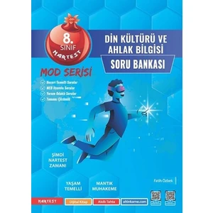 Nartest Yayınevi 8. Sınıf Mod Din Kültürü ve Ahlak Bilgisi Soru Bankası