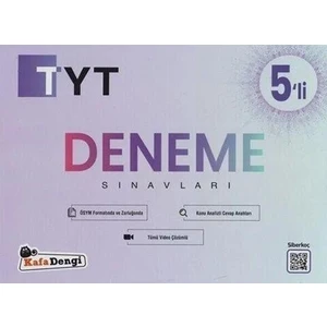 Kafa Dengi Yayınları TYT 5 Li Paket Deneme Sınavı