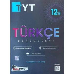 Kafa Dengi Yayınları TYT Türkçe 12 Li Branş Denemesi