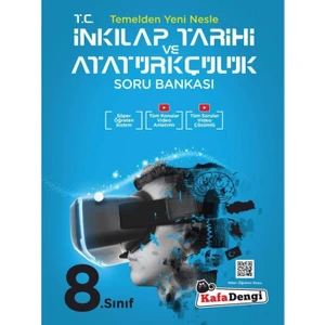 Kafa Dengi Yayınları 8.Sınıf T.C. İnkılap Tarihi Ve Atatürkçülük Soru Bankası (Tümü Video Çözümlü)