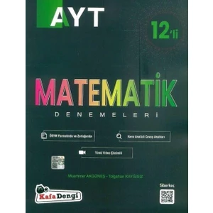 Kafa Dengi Yayınları AYT Matematik 12'li Deneme