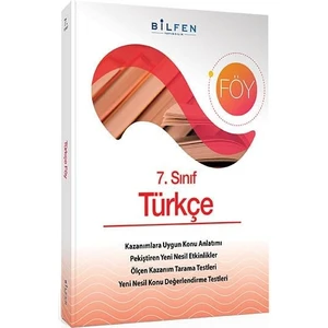 Bilfen Yayınları 7. Sınıf Türkçe Föy
