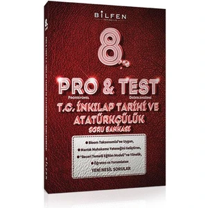 Bilfen Yayınları 8. Sınıf Pro&Test T.C. İnkılap Tarihi Ve Atatürkçülük Soru Bankası