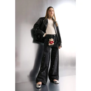 Kız Çocuk Wide Leg Geniş Paça Jean Pantolon F7640A825AU