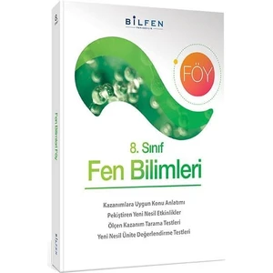 Bilfen Yayınları 8. Sınıf Fen Bilimleri Föy