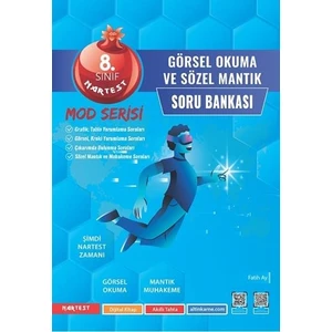 Nartest Yayınevi 8. Sınıf Mod Görsel Okuma ve Sözel Mantık Soru Bankası