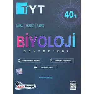 Kafa Dengi Yayınları TYT Biyoloji 40 Lı Branş Denemesi